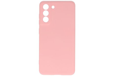 Hoesje Geschikt voor de Samsung Galaxy S21 FE - Fashion Color Backcover Telefoonhoesje - Roze