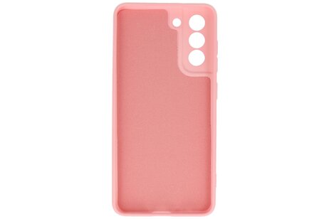 Hoesje Geschikt voor de Samsung Galaxy S21 FE - Fashion Color Backcover Telefoonhoesje - Roze
