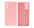 Hoesje Geschikt voor de Samsung Galaxy S20 FE - Fashion Color Backcover Telefoonhoesje - Roze