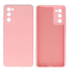 BAOHU Samsung Galaxy S20 FE Hoesje Fashion Backcover Telefoonhoesje Roze