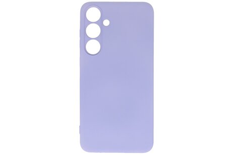 Fashion Backcover Telefoonhoesje - Color Hoesje - Geschikt voor de Samsung Galaxy S24 - Paars