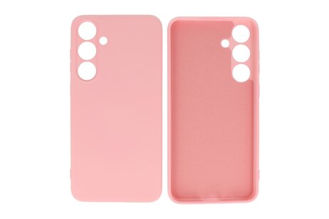 BAOHU Fashion Backcover Telefoonhoesje - Color Hoesje - Geschikt voor de Samsung Galaxy S24 - S25 - Roze