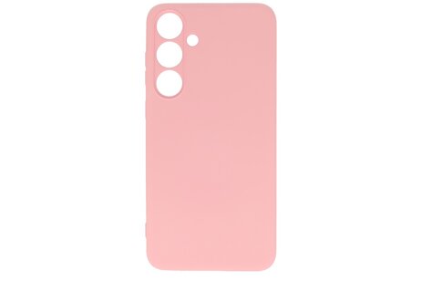 BAOHU Fashion Backcover Telefoonhoesje - Color Hoesje - Geschikt voor de Samsung Galaxy S24 - S25 - Roze