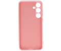 Fashion Backcover Telefoonhoesje - Color Hoesje - Geschikt voor de Samsung Galaxy S24 - Roze