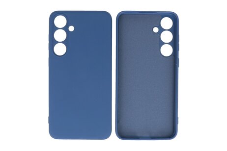 BAOHU Fashion Backcover Telefoonhoesje - Color Hoesje - Geschikt voor de Samsung Galaxy S24 Plus - S25 Plus - Navy