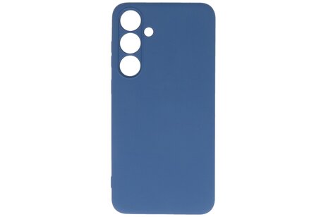 BAOHU Fashion Backcover Telefoonhoesje - Color Hoesje - Geschikt voor de Samsung Galaxy S24 Plus - S25 Plus - Navy