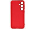Fashion Backcover Telefoonhoesje - Color Hoesje - Geschikt voor de Samsung Galaxy S24 Plus - Rood