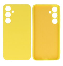 BAOHU Samsung Galaxy S24 Plus - S25 Plus Hoesje Fashion Backcover Telefoonhoesje Geel