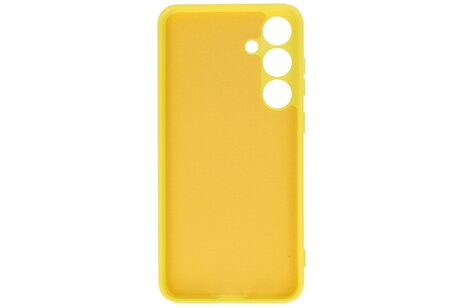 BAOHU Fashion Backcover Telefoonhoesje - Color Hoesje - Geschikt voor de Samsung Galaxy S24 Plus - S25 Plus - Geel
