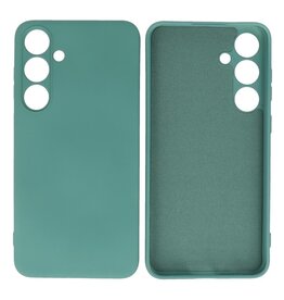 BAOHU Samsung Galaxy S24 Plus - S25 Plus Hoesje Fashion Backcover Telefoonhoesje Donker Groen