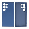 BAOHU Samsung Galaxy S24 Ultra Hoesje Fashion Backcover Telefoonhoesje Navy