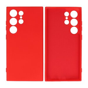 BAOHU Fashion Backcover Telefoonhoesje - Color Hoesje - Geschikt voor de Samsung Galaxy S24 Ultra - Rood