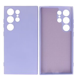 BAOHU Samsung Galaxy S24 Ultra Hoesje Fashion Backcover Telefoonhoesje Paars