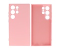 BAOHU Fashion Backcover Telefoonhoesje - Color Hoesje - Geschikt voor de Samsung Galaxy S24 Ultra - Roze