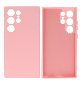 BAOHU Samsung Galaxy S24 Ultra Hoesje Fashion Backcover Telefoonhoesje Roze