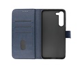 BAOHU Zakelijke Book Case Telefoonhoesje - Portemonnee Hoesje - Geschikt voor de Samsung Galaxy A25 - Navy