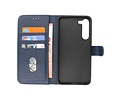 BAOHU Zakelijke Book Case Telefoonhoesje - Portemonnee Hoesje - Geschikt voor de Samsung Galaxy A25 - Navy