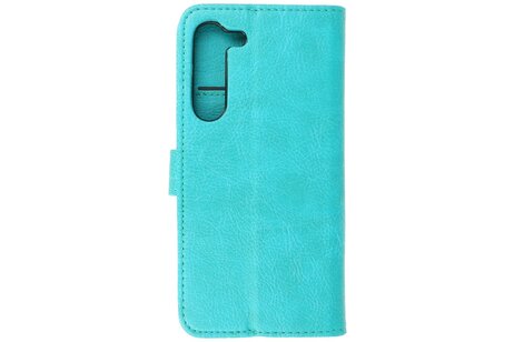 Zakelijke Book Case Telefoonhoesje - Portemonnee Hoesje - Geschikt voor de Samsung Galaxy S24 - Groen