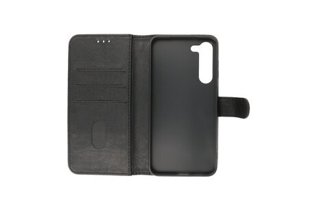 Zakelijke Book Case Telefoonhoesje - Portemonnee Hoesje - Geschikt voor de Samsung Galaxy S24 Plus - Zwart