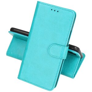 Zakelijke Book Case Telefoonhoesje - Portemonnee Hoesje - Geschikt voor de Samsung Galaxy S24 Plus - Groen