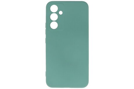 BAOHU Hoesje Geschikt voor de Samsung Galaxy A25 - Fashion Backcover Hoesje - Colorful Telefoonhoesje - Donker Groen