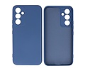BAOHU Hoesje Geschikt voor de Samsung Galaxy A35 - Fashion Backcover Hoesje - Colorful Telefoonhoesje - Navy