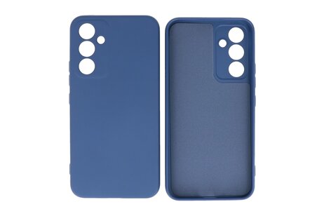 BAOHU Hoesje Geschikt voor de Samsung Galaxy A35 - Fashion Backcover Hoesje - Colorful Telefoonhoesje - Navy