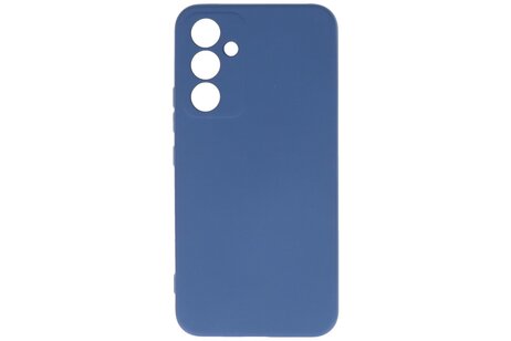 BAOHU Hoesje Geschikt voor de Samsung Galaxy A35 - Fashion Backcover Hoesje - Colorful Telefoonhoesje - Navy