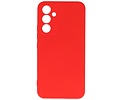 BAOHU Hoesje Geschikt voor de Samsung Galaxy A35 - Fashion Backcover Hoesje - Colorful Telefoonhoesje - Rood