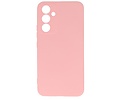 BAOHU Hoesje Geschikt voor de Samsung Galaxy A35 - Fashion Backcover Hoesje - Colorful Telefoonhoesje - Roze