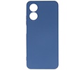 BAOHU Hoesje Geschikt voor de OPPO A18 - Fashion Backcover Hoesje - Colorful Telefoonhoesje - Navy