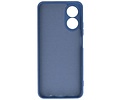 BAOHU Hoesje Geschikt voor de OPPO A18 - Fashion Backcover Hoesje - Colorful Telefoonhoesje - Navy