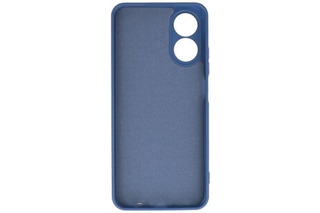 BAOHU Hoesje Geschikt voor de OPPO A18 - Fashion Backcover Hoesje - Colorful Telefoonhoesje - Navy