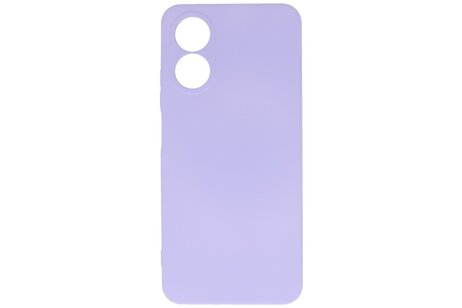 BAOHU Hoesje Geschikt voor de OPPO A18 - Fashion Backcover Hoesje - Colorful Telefoonhoesje - Paars