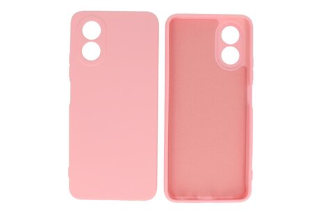 BAOHU Hoesje Geschikt voor de OPPO A18 - Fashion Backcover Hoesje - Colorful Telefoonhoesje - Roze