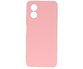 BAOHU Hoesje Geschikt voor de OPPO A18 - Fashion Backcover Hoesje - Colorful Telefoonhoesje - Roze