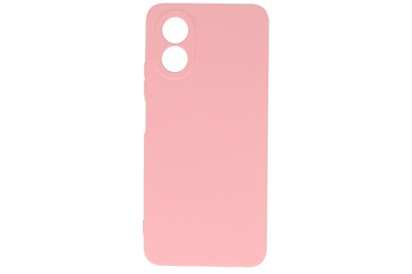 BAOHU Hoesje Geschikt voor de OPPO A18 - Fashion Backcover Hoesje - Colorful Telefoonhoesje - Roze