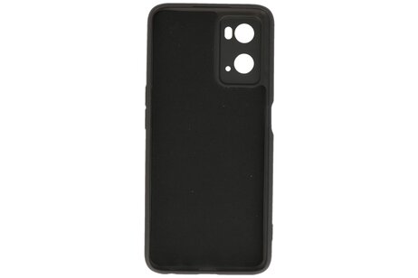 BAOHU Hoesje Geschikt voor de OPPO A76 - Fashion Backcover Hoesje - Colorful Telefoonhoesje - Zwart