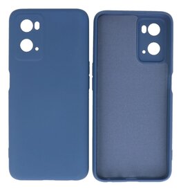 BAOHU Fachion Hoesje voor OPPO A76 Navy