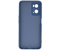 BAOHU Hoesje Geschikt voor de OPPO A76 - Fashion Backcover Hoesje - Colorful Telefoonhoesje - Navy