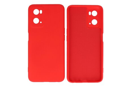 BAOHU Hoesje Geschikt voor de OPPO A76 - Fashion Backcover Hoesje - Colorful Telefoonhoesje - Rood