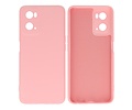BAOHU Hoesje Geschikt voor de OPPO A76 - Fashion Backcover Hoesje - Colorful Telefoonhoesje - Roze