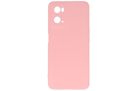 BAOHU Hoesje Geschikt voor de OPPO A76 - Fashion Backcover Hoesje - Colorful Telefoonhoesje - Roze
