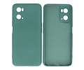 BAOHU Hoesje Geschikt voor de OPPO A76 - Fashion Backcover Hoesje - Colorful Telefoonhoesje - Donker Groen