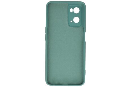 BAOHU Hoesje Geschikt voor de OPPO A76 - Fashion Backcover Hoesje - Colorful Telefoonhoesje - Donker Groen