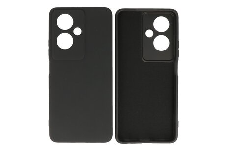 BAOHU Hoesje Geschikt voor de OPPO A79 - Fashion Backcover Hoesje - Colorful Telefoonhoesje - Zwart