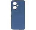 BAOHU Hoesje Geschikt voor de OPPO A79 - Fashion Backcover Hoesje - Colorful Telefoonhoesje - Navy
