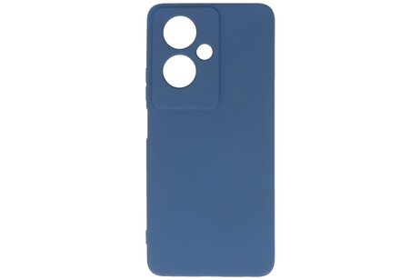 BAOHU Hoesje Geschikt voor de OPPO A79 - Fashion Backcover Hoesje - Colorful Telefoonhoesje - Navy