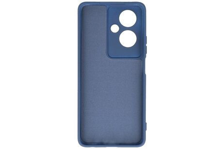 BAOHU Hoesje Geschikt voor de OPPO A79 - Fashion Backcover Hoesje - Colorful Telefoonhoesje - Navy
