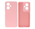 BAOHU Hoesje Geschikt voor de OPPO A79 - Fashion Backcover Hoesje - Colorful Telefoonhoesje - Roze